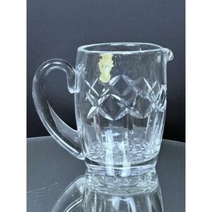 Waterford Lismore Cut Crystal Glass Cream Pitcher - Pristine